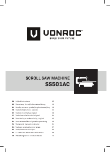 Mode d’emploi Vonroc SS501AC Scie à chantourner