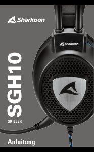 Instrukcja Sharkoon Skiller SGH10 Słuchawki z mikrofonem