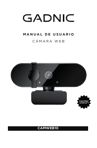 Manual de uso Gadnic CAMWEB10 Webcam