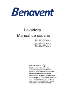 Manual Benavent LBM91400VINV Washing Machine