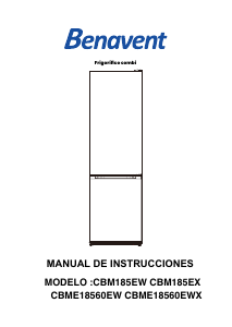 Manual de uso Benavent CBM185EW Frigorífico combinado