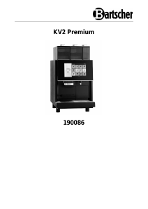 Manual Bartscher KV2 Premium Coffee Machine