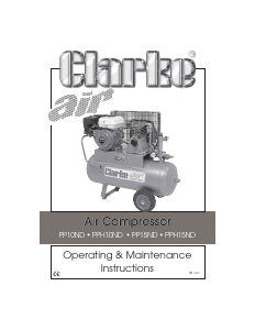 Manual Clarke PPH10 ND Compressor