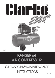 Handleiding Clarke Ranger 64 Compressor