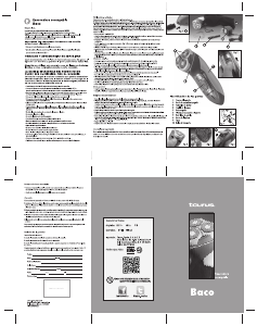 Manual de uso Taurus Baco Afeitadora