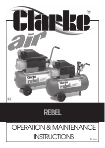 Manual Clarke Rebel 30 Compressor