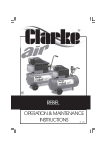 Handleiding Clarke Rebel 60 Compressor