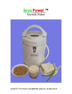 Manual SoyaPower Automatic Soy Milk Maker