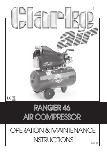 Handleiding Clarke Ranger 46 Compressor