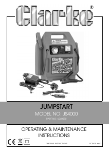 Manual Clarke JS4000 Jump Starter