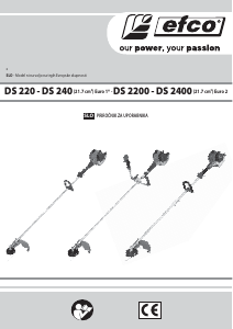 Priročnik Efco DS 240 Kosilnica z nitko