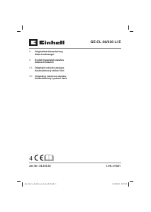 Manuál Einhell GE-CL 36/230 Li E Fukar na listí