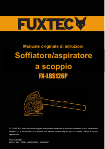 Manuale Fuxtec FX-LB126P Soffiatore