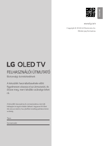 Használati útmutató LG OLED65G42LW OLED-televízió