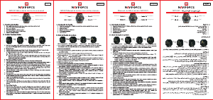 Manual de uso Naviforce NF9095 Reloj de pulsera