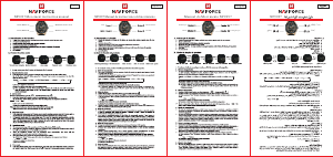 Manual de uso Naviforce NF9097 Reloj de pulsera