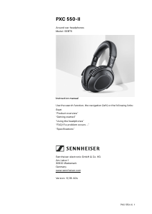 Manual Sennheiser PXC 550-II Headphone