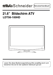Bedienungsanleitung Silva Schneider LDT56-100HD LCD fernseher