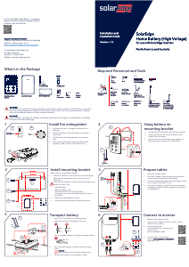 Handleiding SolarEdge v1.5 Thuisbatterij