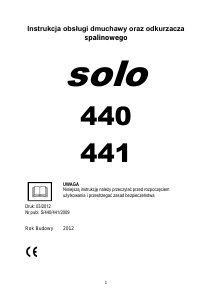 Instrukcja Solo 440 Dmuchawa do liści