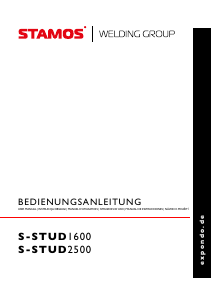 Bedienungsanleitung Stamos S-Stud 1600 Schweissgerät