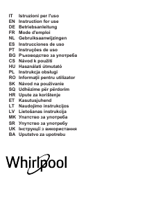 Manual Whirlpool WHVS 91F LT DP K Hotă
