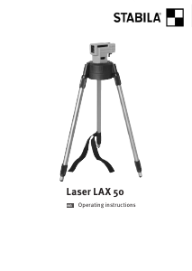 Handleiding Stabila LAX 50 Lijnlaser