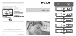 Manual de uso Brandt BWF171T Lavadora