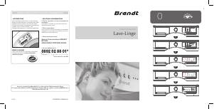 Mode d’emploi Brandt BWF184TX Lave-linge