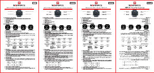 Manual Naviforce NF9135 Relógio de pulso