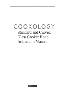 Handleiding Cookology LINT1001BK/A++ Afzuigkap