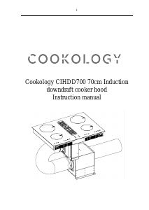 Handleiding Cookology CIHDD700 Afzuigkap