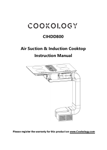Handleiding Cookology CIHDD800 Afzuigkap