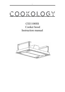 Handleiding Cookology CEI1100SS Afzuigkap