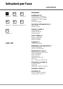 Manual de uso Hotpoint LSPA+ 720A X Lavavajillas