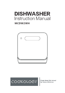 Manual Cookology MCDW2WH Dishwasher