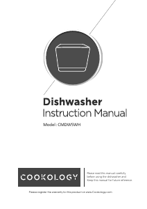 Manual Cookology CMDW5WH Dishwasher
