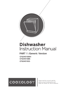 Handleiding Cookology CFSD4510BK Vaatwasser