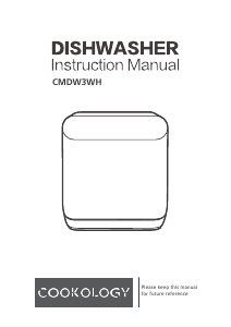 Manual Cookology CMDW3WH Dishwasher