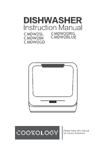 Manual Cookology CMDW2BK Dishwasher