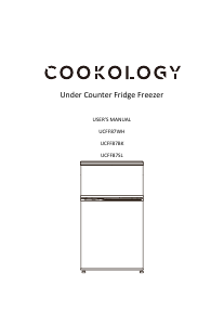 Handleiding Cookology UCFF87SL Koel-vries combinatie