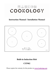 Manual Cookology CIT902 Hob