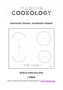 Handleiding Cookology CIB606 Kookplaat