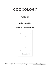 Handleiding Cookology CIB301 Kookplaat