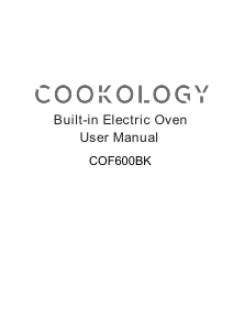 Manual Cookology COF600BK Oven