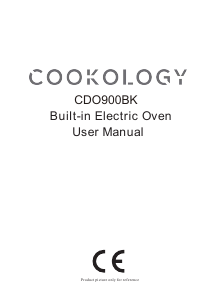 Manual Cookology CDO900BK Oven