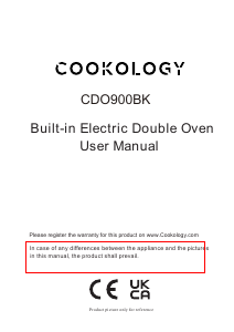 Manual Cookology CDO900SS Oven