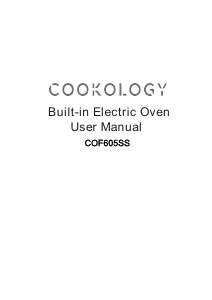 Manual Cookology COF605SS Oven