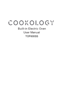 Manual Cookology TOF600SS Oven