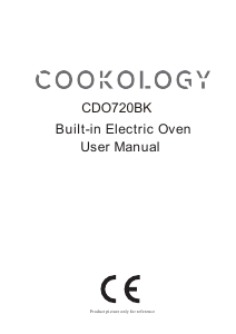 Manual Cookology CDO720BK Oven